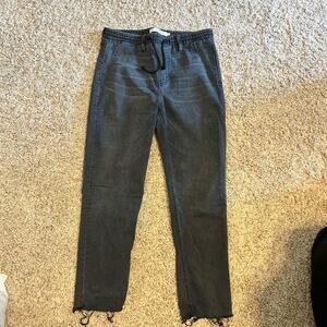 Hidden Black Drawstring Jean